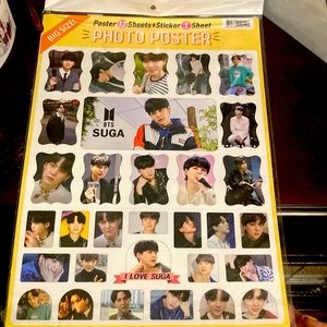 Suga photo poster (12sheets)